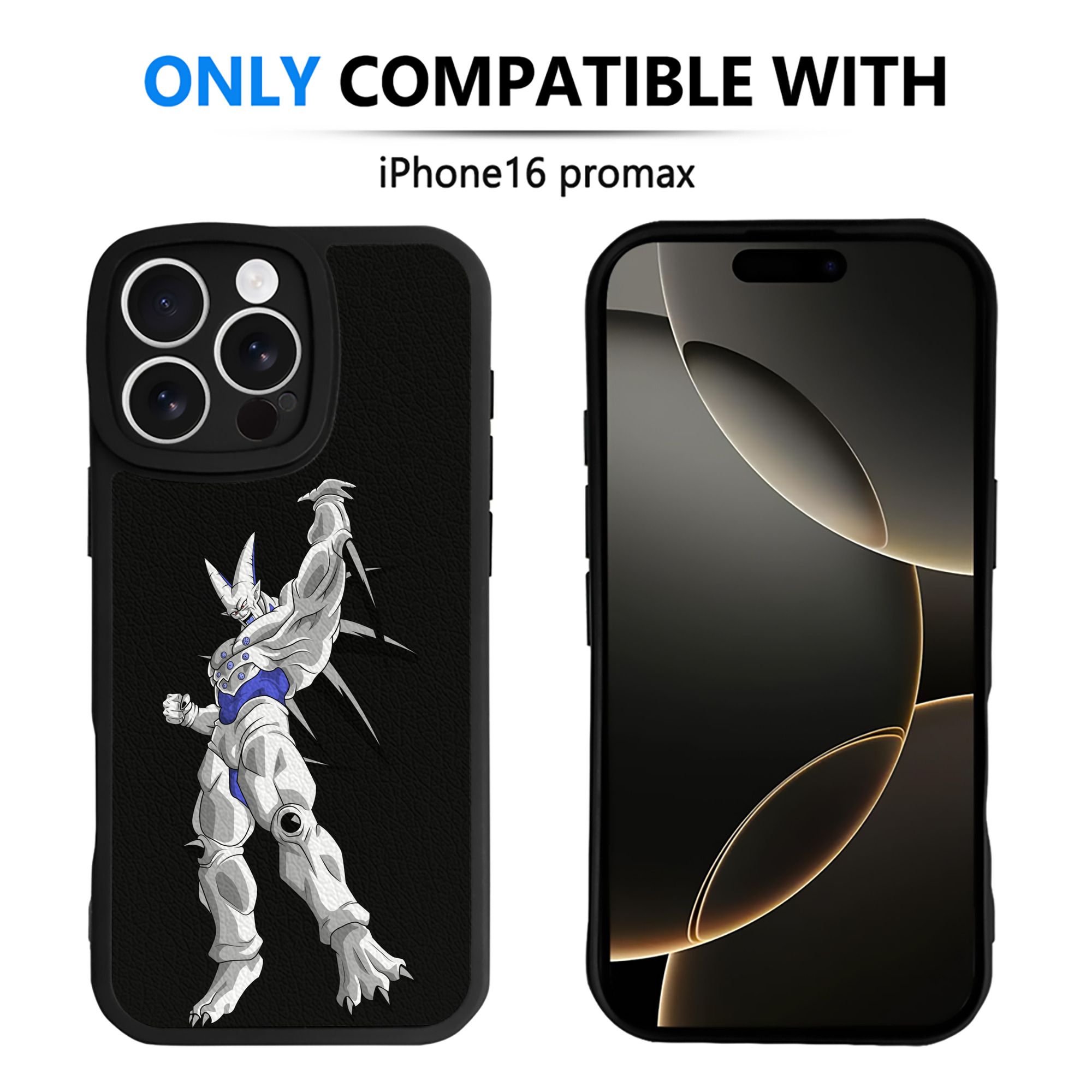 （画像用） ドラゴンボール DRAGON BALL 【iPhone 16シリーズ対応】シリコンスマホケース（レザー調） 材質：シリコン